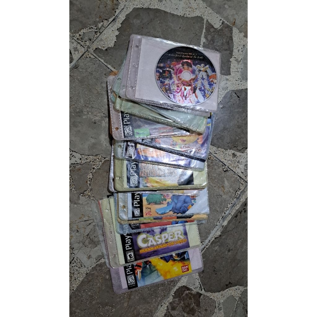 Kaset CD PS1 PS one kopab copy pabrik bekas