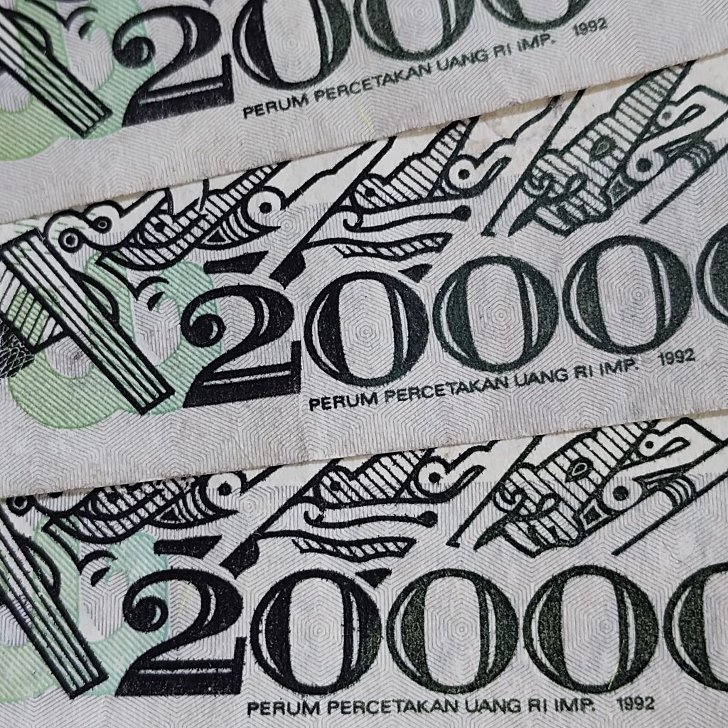 Cenderawasih 20.000 Rupiah tahun 1992 imp 1992