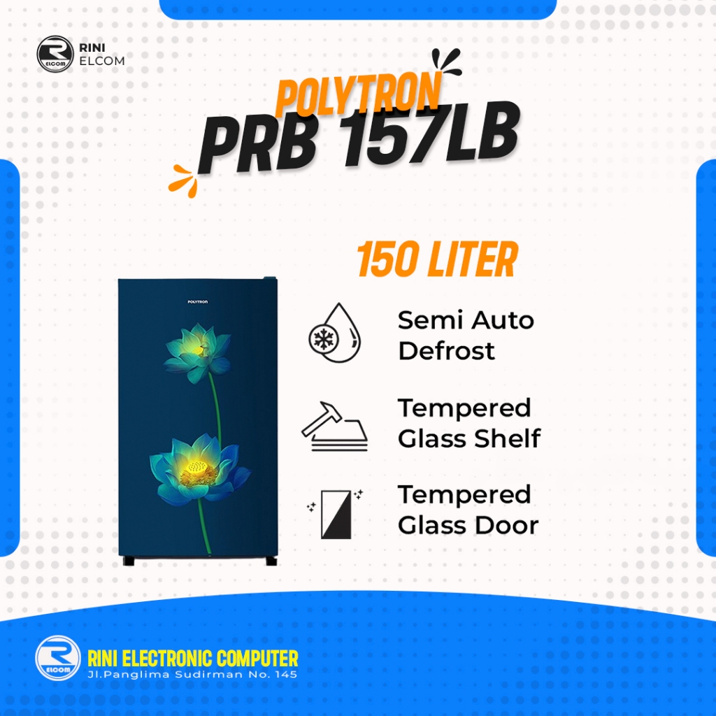 Kulkas Polytron PRB 157 LB PRB157LB