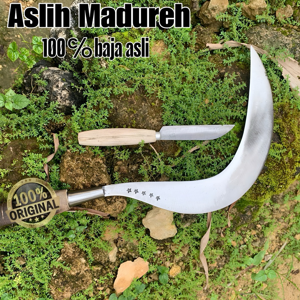 aret rumput pertanian baja asli ori bintang lima madura