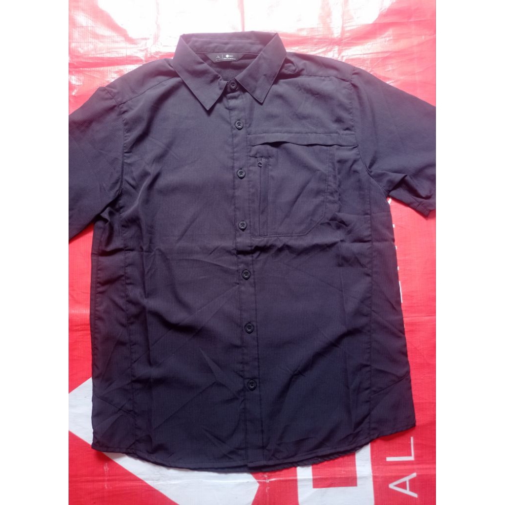 Kemeja Gunung Eiger Gravel SS Black Size L