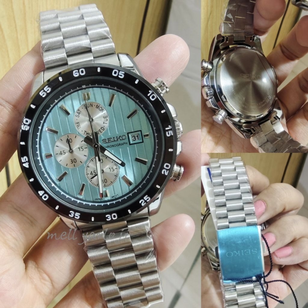 Jam tangan seiko pria chrono on