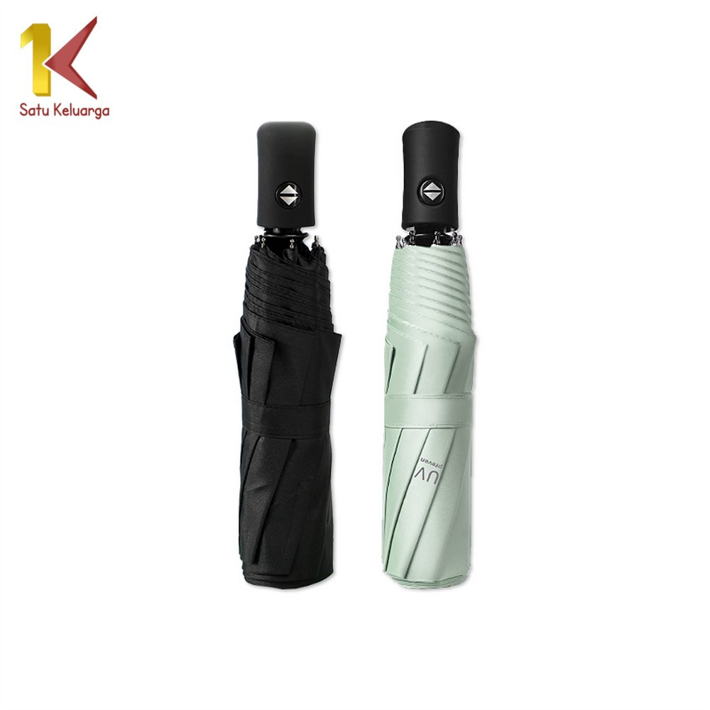 Satu Keluarga Payung Lipat Otomatis Buka Tutup Lipat Anti UV C432 Payung UV Nivil Perlindungan Matah