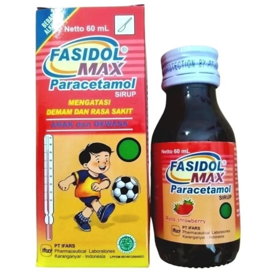 FASIDOL MAX Sirup - Paracetamol 250mg /5ml (60ml) | Pamol 250mg /5ml