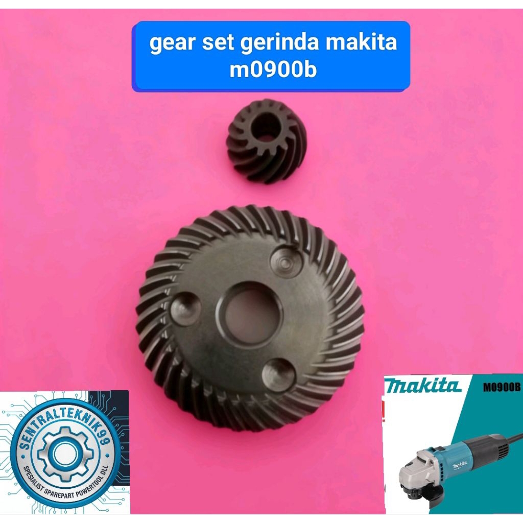 gear set gerinda makita m0900b/gigi nanas set gerinda makita m0900b