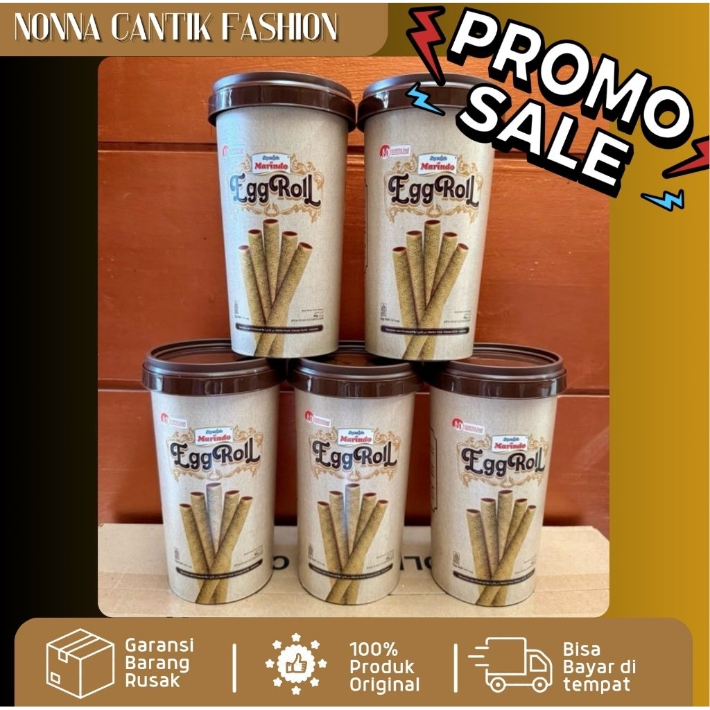 1 DUS JAJAN LEBARAN EGG ROLL ISI 12 KALENG OBRAL 12RB AN|EGG ROLL BY MARINDO|JAJANAN LEBARAN BUNDLIN