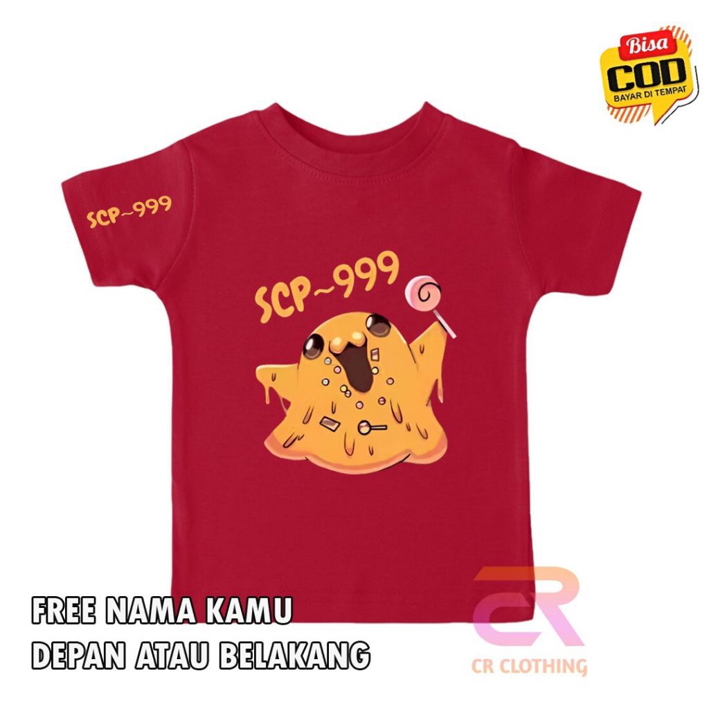 Baju Kaos Anak Roblox SCP 999 laki laki perempuan