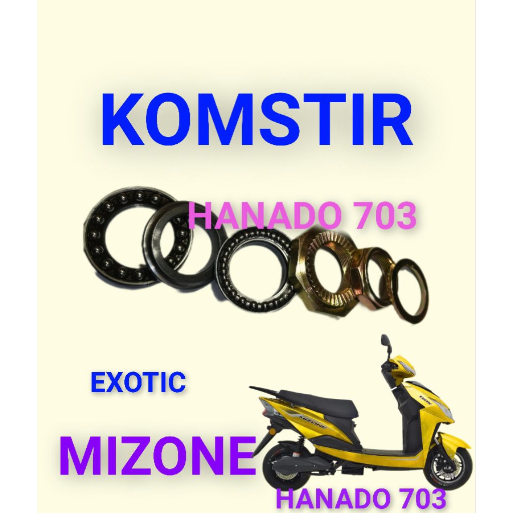komstir motor listrik exotic mizone kones headset komfork sepeda listrik exotic  mizone