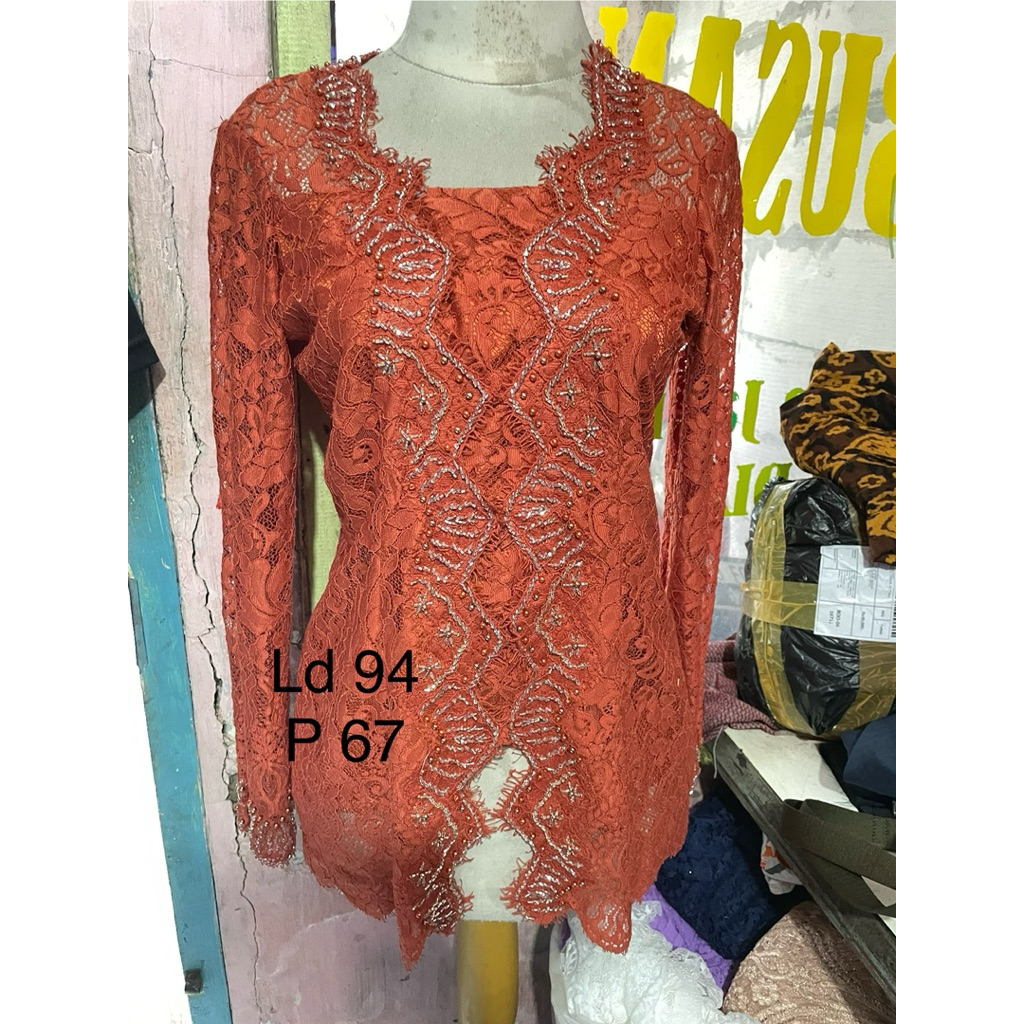 kebaya payet kutubaru