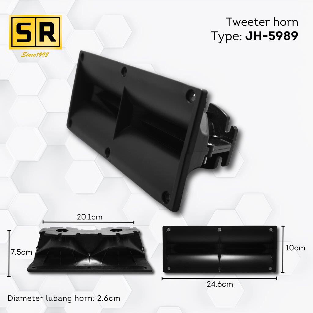 Tweeter Horn JH-5989 / Horn kodok double / Horn Harmonika