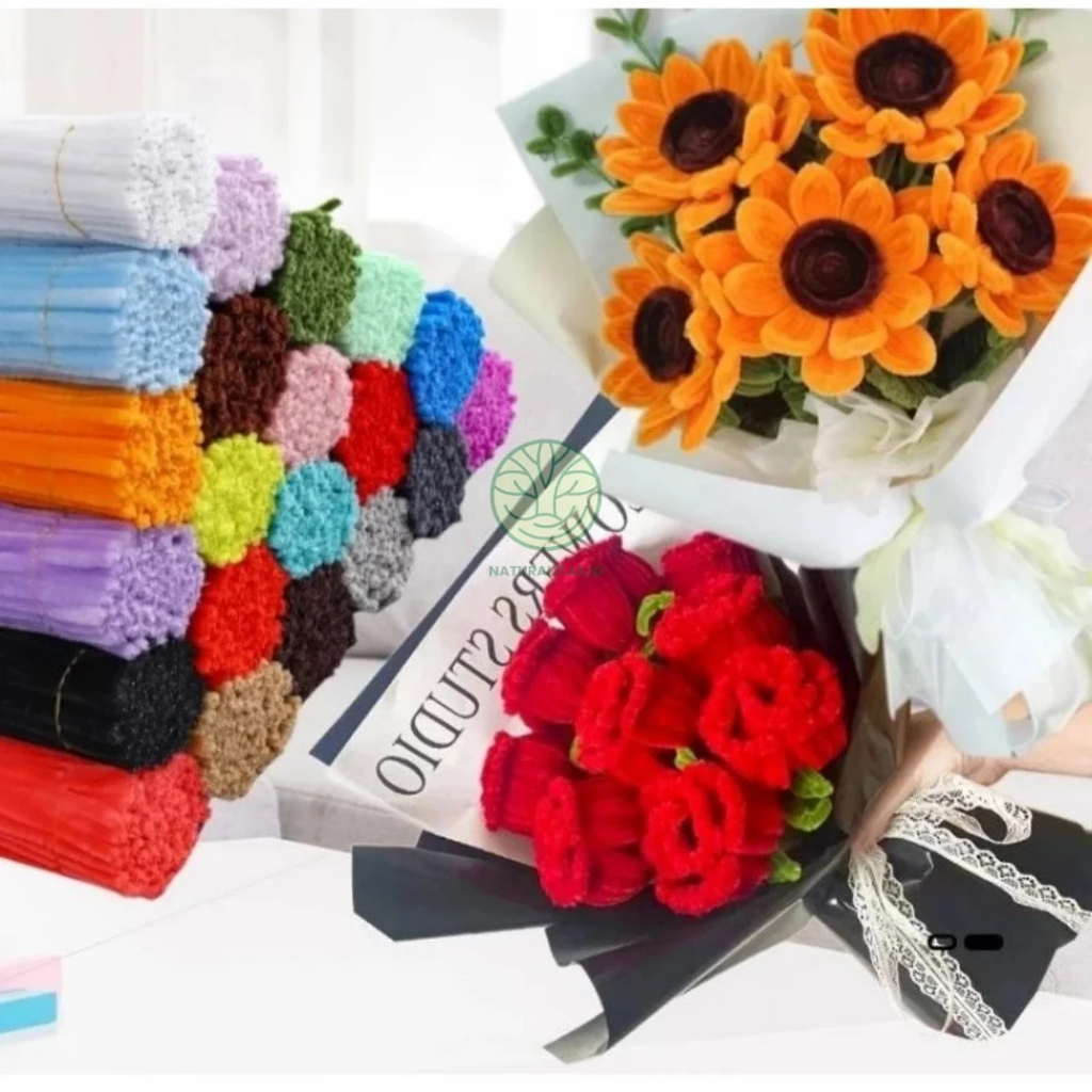 kawat bawat bulu premium gembul 100pcs ready stock