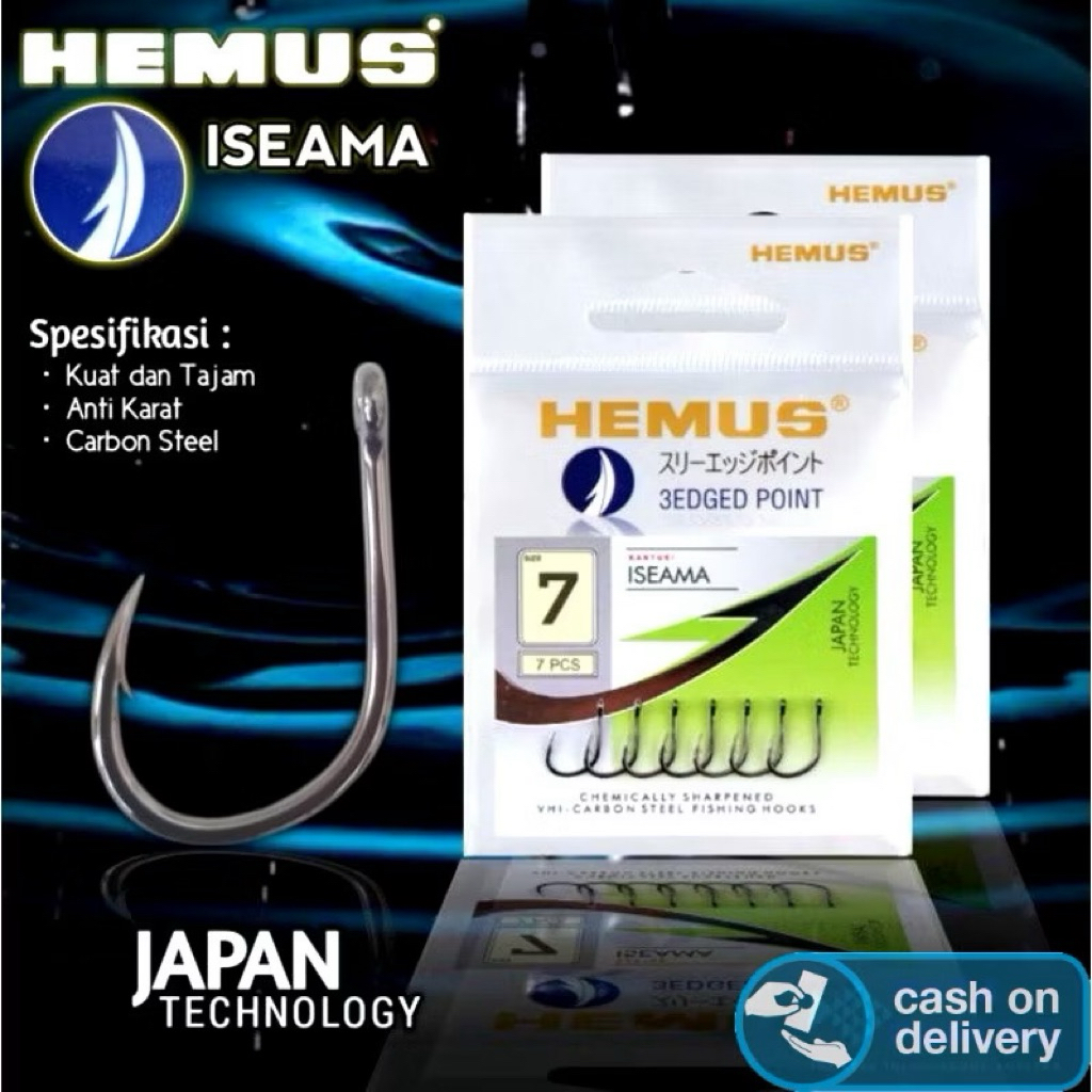 Kail Hemus Iseama 10x Kuat Pancing Tajam Anti Melar Japan Tehnology