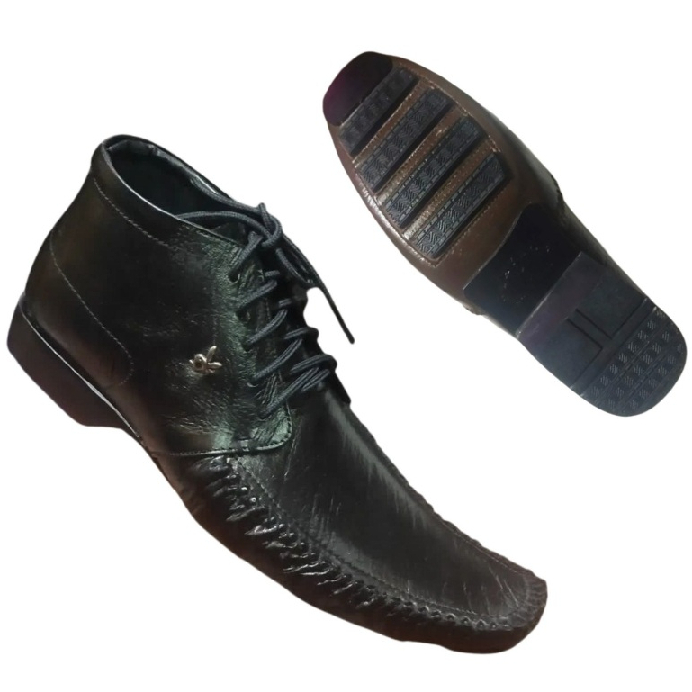 Sepatu Formal Pria Kulit Asli | Sepatu Pantofel Kerja Kantor Anti Licin | Sepatu Boot Playboy Nyaman