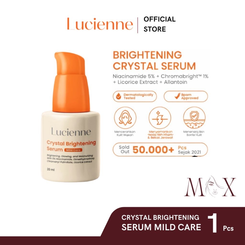 LUCIENNE - Crystal Brightening Serum | Serum Pencerah Wajah Whitening
