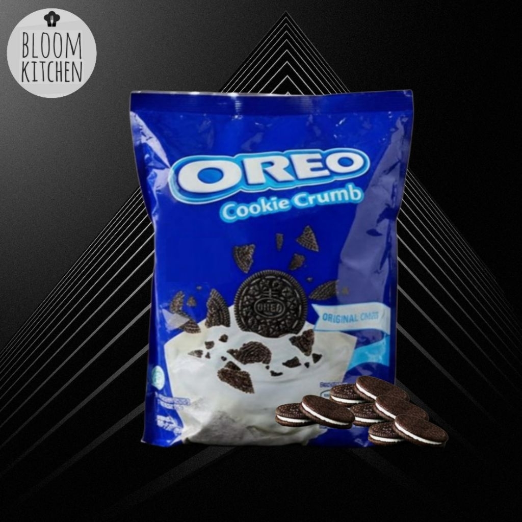 Oreo Crumb 1 KG - Bubuk Kasar Biskuit Asli, Tanpa Krim, Cocok untuk Toping