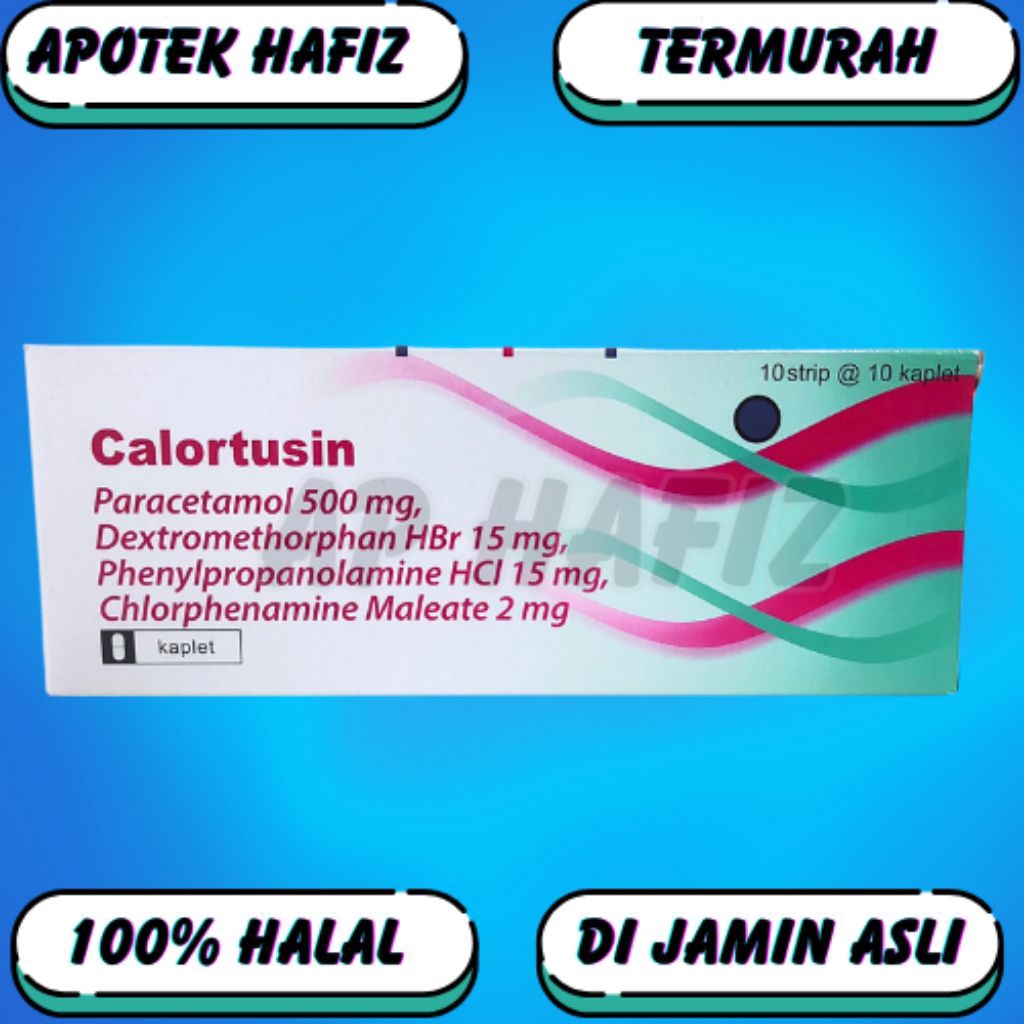 CALORTUSIN TAB meringankan gejala batuk - BOX