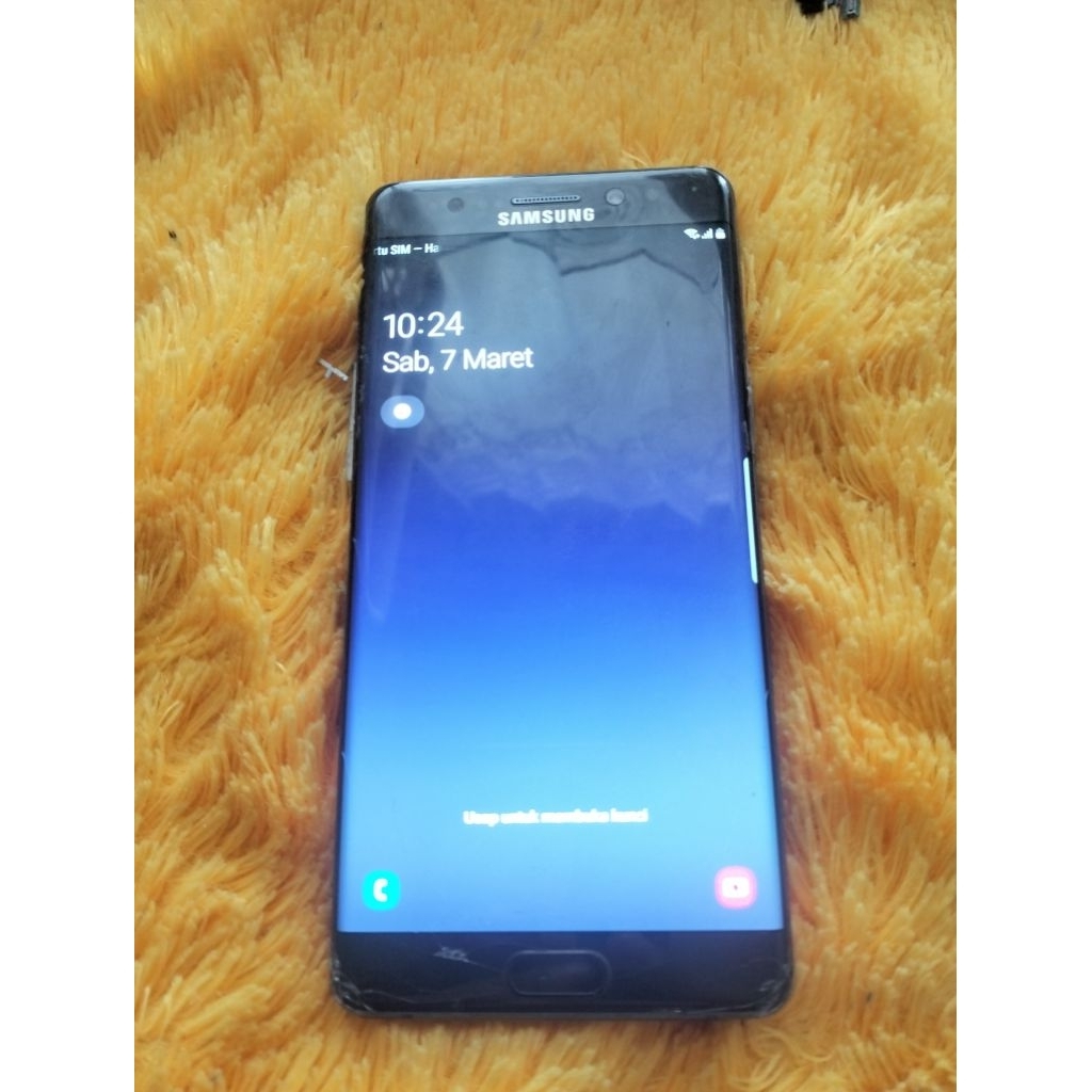 frame lcd touchscreen samsung note fe  n935f copotan