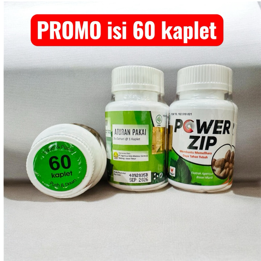 PROMO power zip isi 60 kaplet power zip original ASLI