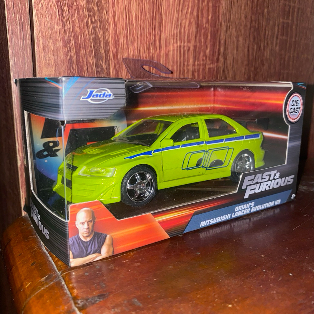 Jada Toys Fast & Furious – Brian’s Mitsubishi Lancer Evolution VII Green Diecast Scale 1:32 | Origin