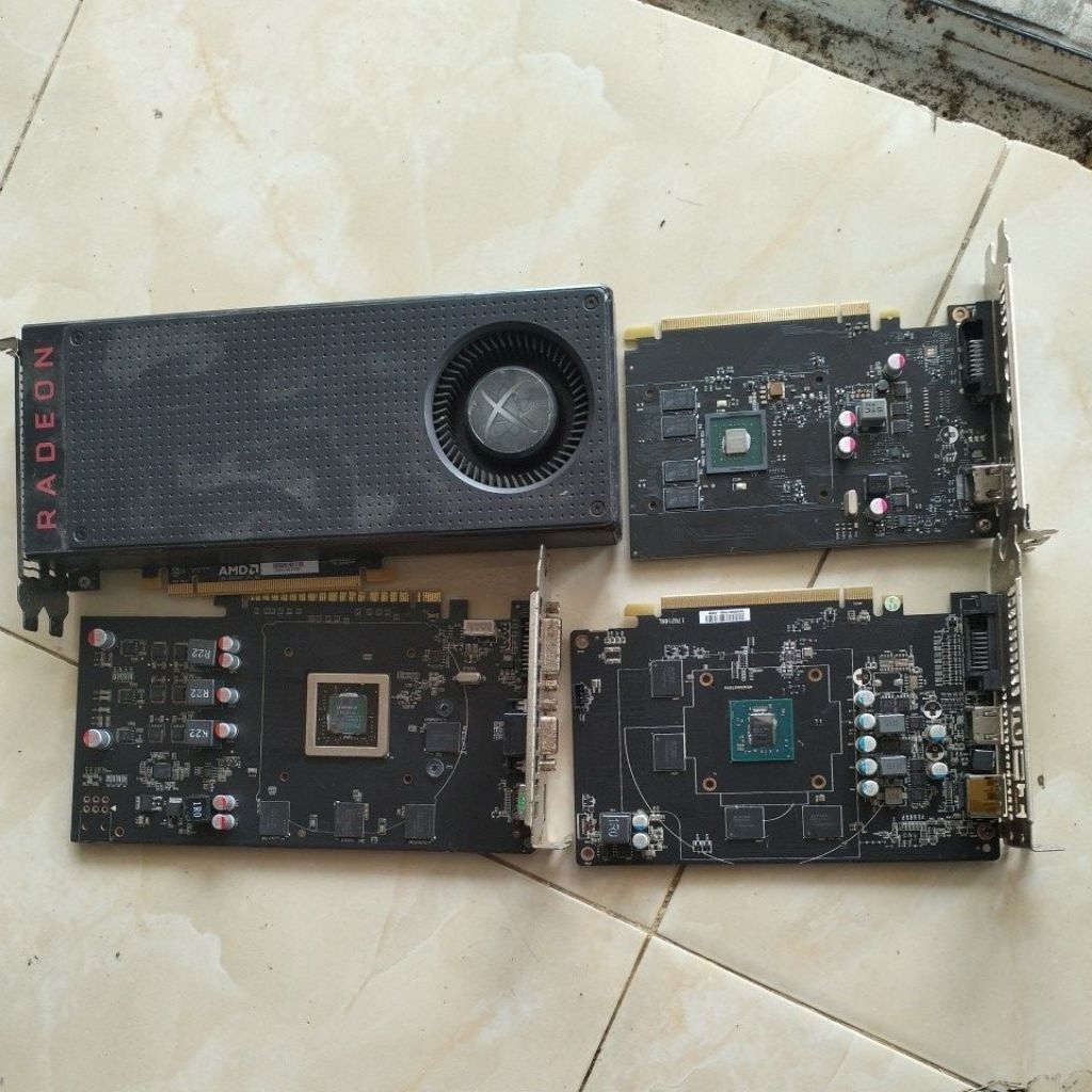 Mainboard Vga Rusak Vga mati Vga His Rx 550 GTX 750ti Msi Gt1030 Radeon Rx480
