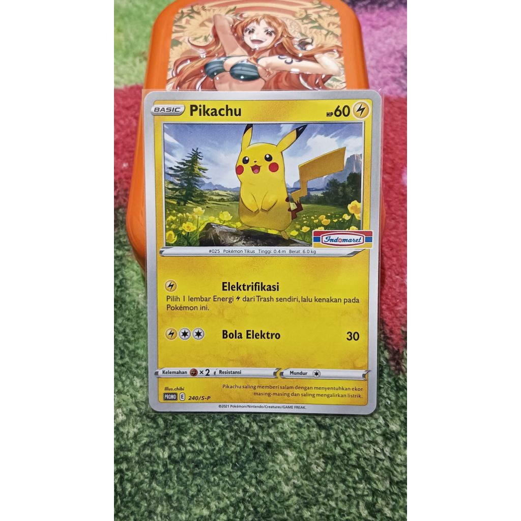 Pikachu Indomaret, Kartu TCG Pokemon Pikachu Indomart