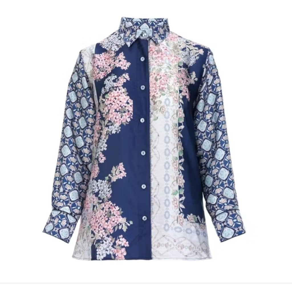 BENANG JARUM ECHANTIA NEW PELATED SHIRT SIZE XXL