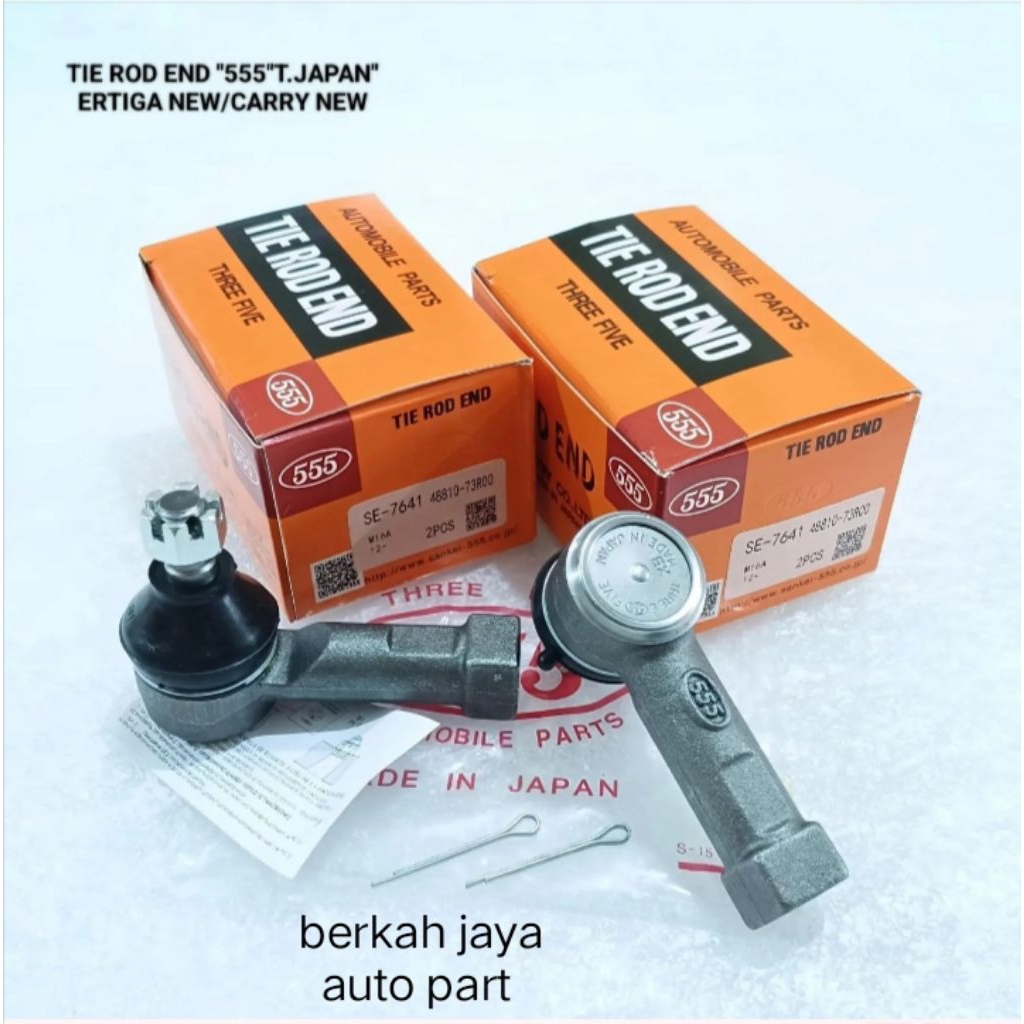 TIE ROD END 555 T.JAPAN -ERTIGA NEW/CARRY NEW/TAYO-SE-7641 2PCS
