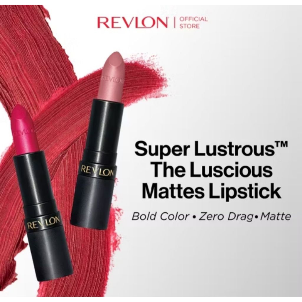 Revlon Superlustrous Luscious Matte Lipstick Lipstik Makeup