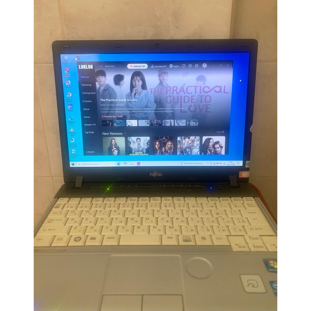 Fujitsu Lifebook P771 (second)