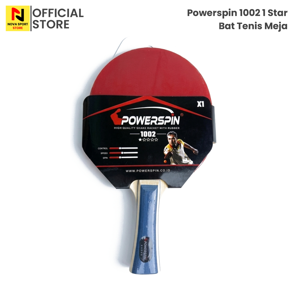 Bat Tenis Meja Powerspin 1002 1 STAR