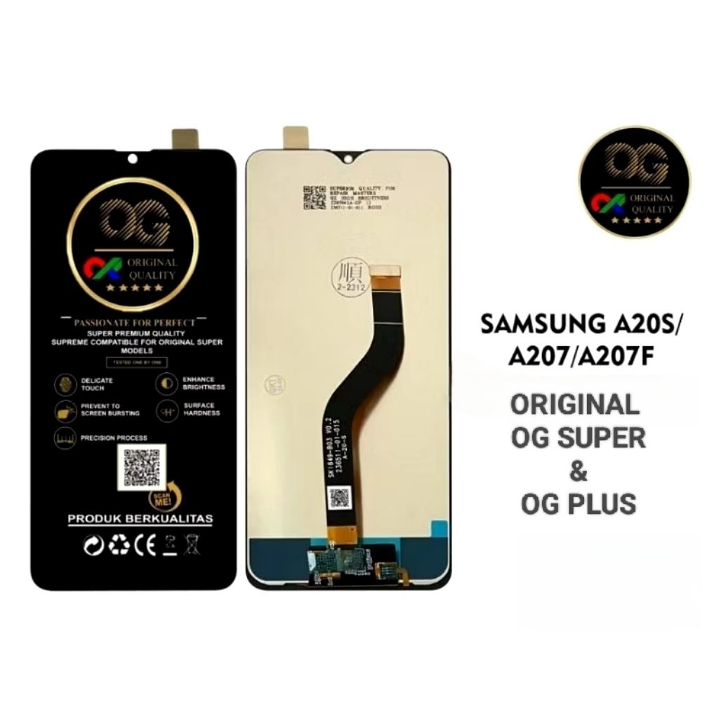 LCD SAMSUNG A20s Original OG
