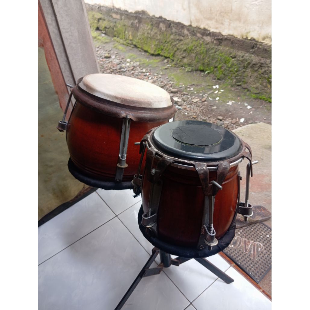 ketipung dangdut kayu nangka siap manggung plus stand