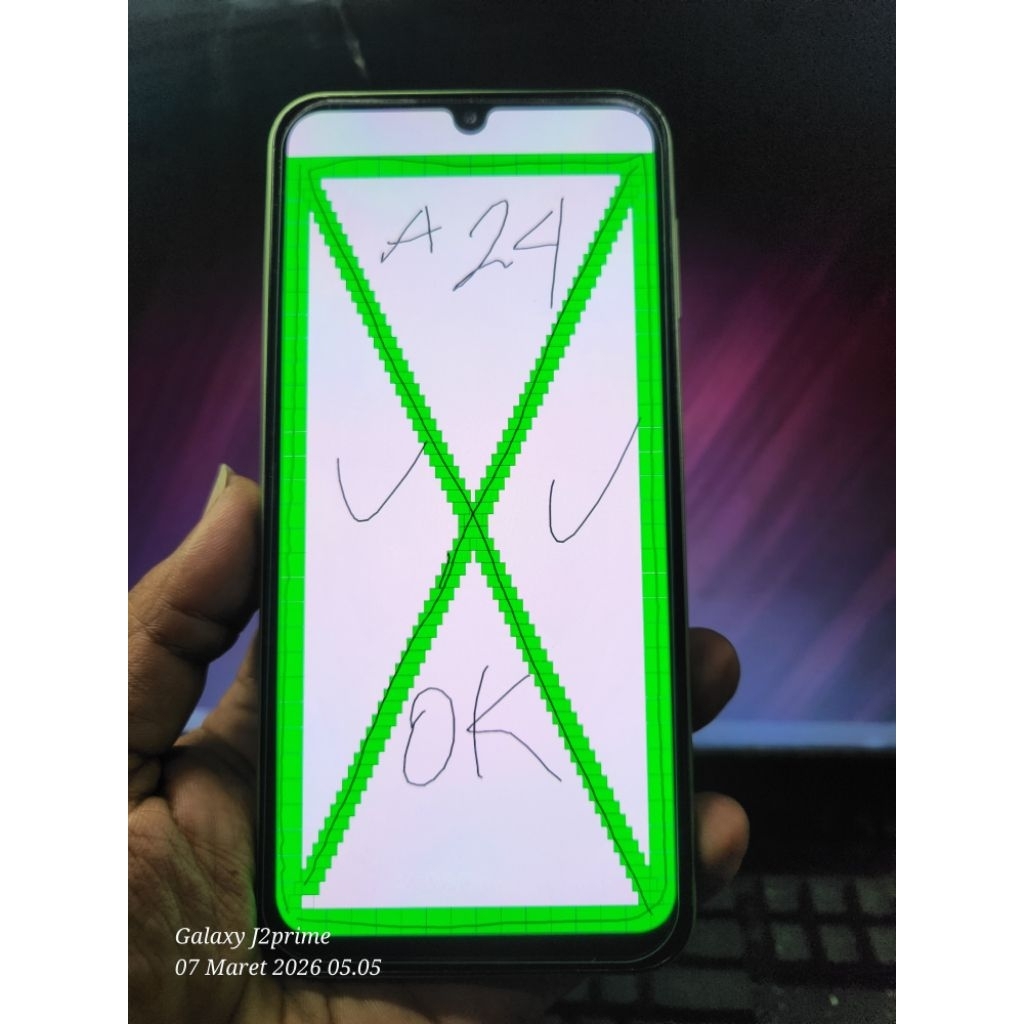 lcd set frame samsung a24 amoled original copotan