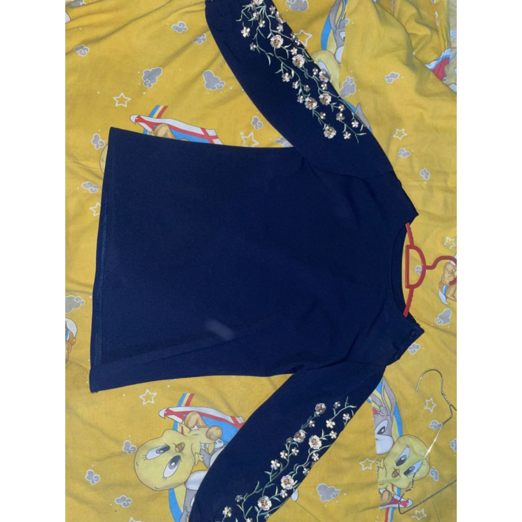preloved blouse navy