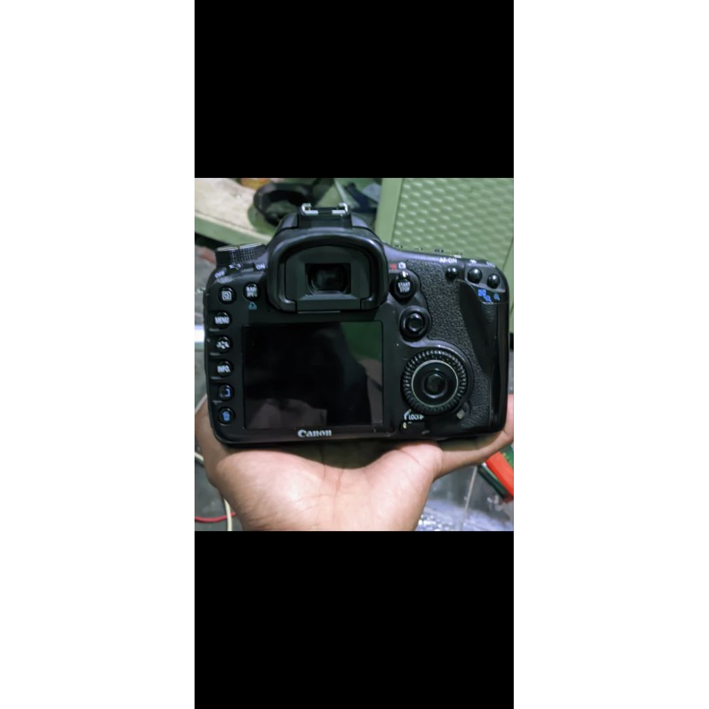 Kamera canon 7d + lensa tele 70 - 200 f4 second