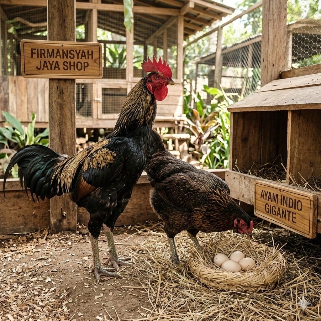 TELUR TETAS AYAM INDIO GIGANTE SIAP TETAS Firmansyah jaya shop