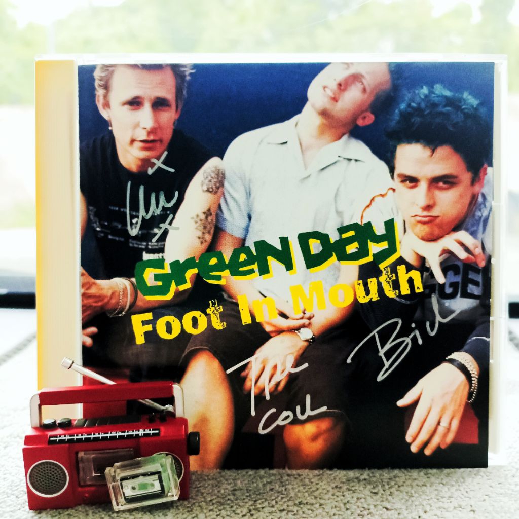 Cd Greenday Foot in Mouth Tanda Tangan