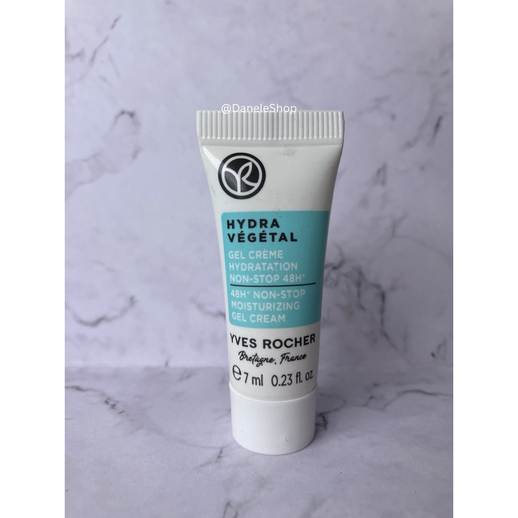 YVES ROCHER Hydra Vegetal Moisturizing Gel Cream - 7ml (BARANG ORIGINAL)
