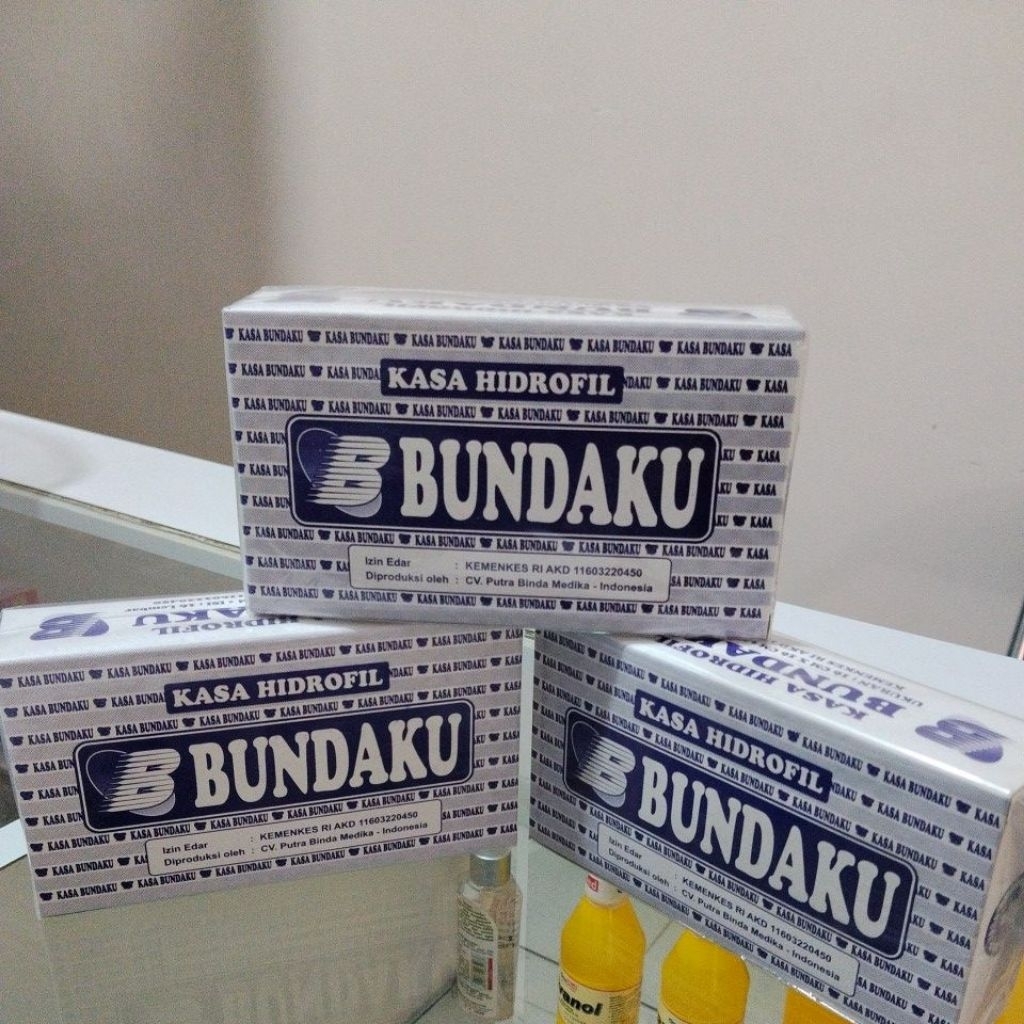 KASA BUNDAKU HIDROFIL 16CM X 16CM ISI 16 LEMBAR