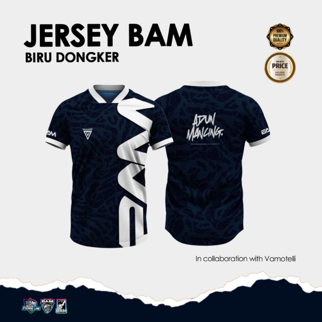 New Jersey Bam Biru Dongker