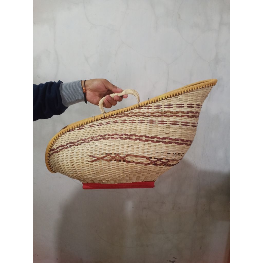 FREE ALAS KARPET Kiso ayam bangkok bahan rotan Tas ayam rotan kiso ayam rotan mix bambu