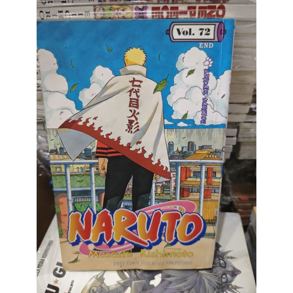 Komik Naruto Vol 72 ada halaman tamat (preloved) cek deskripsi