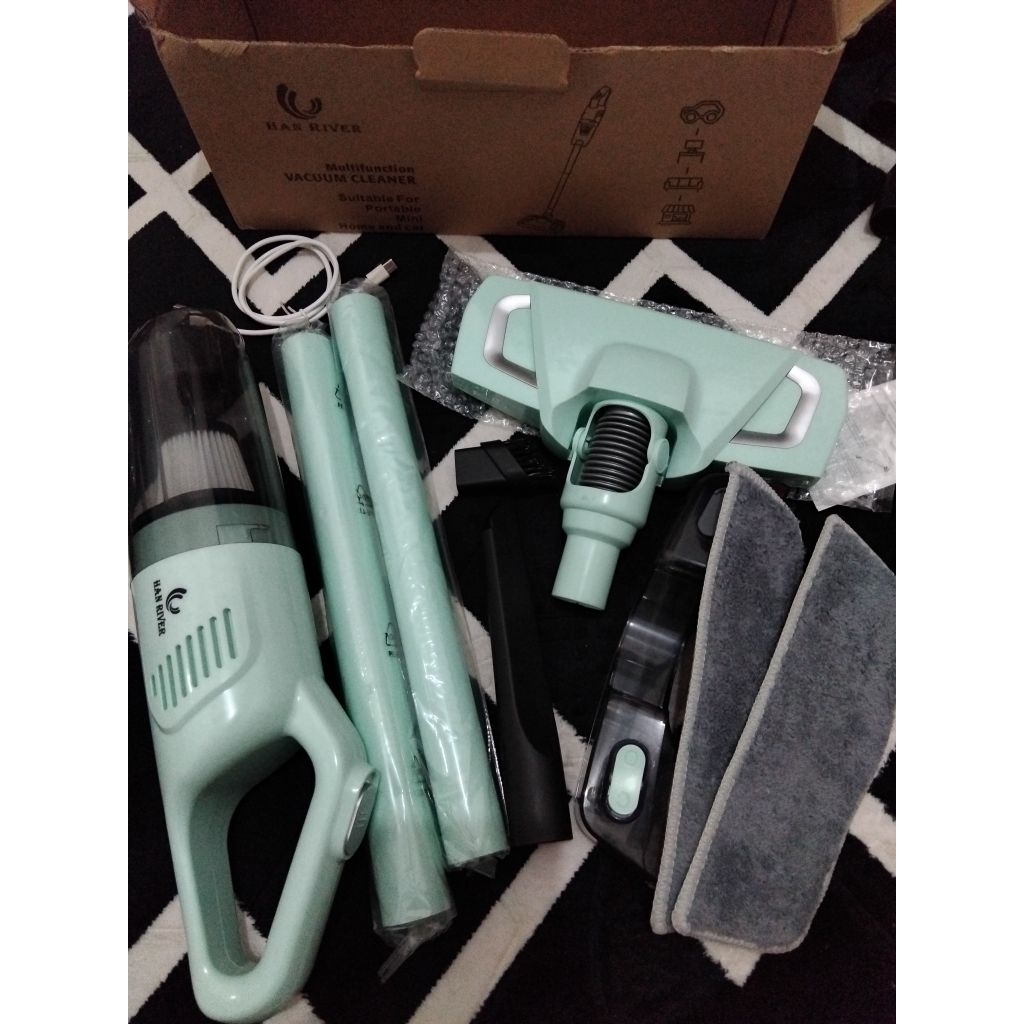 Han River vacuum cleaner hijau toska