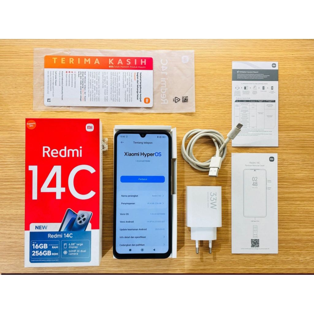 XIAOMI REDMI 14C SECOND FULLSET | RAM 8/256GB