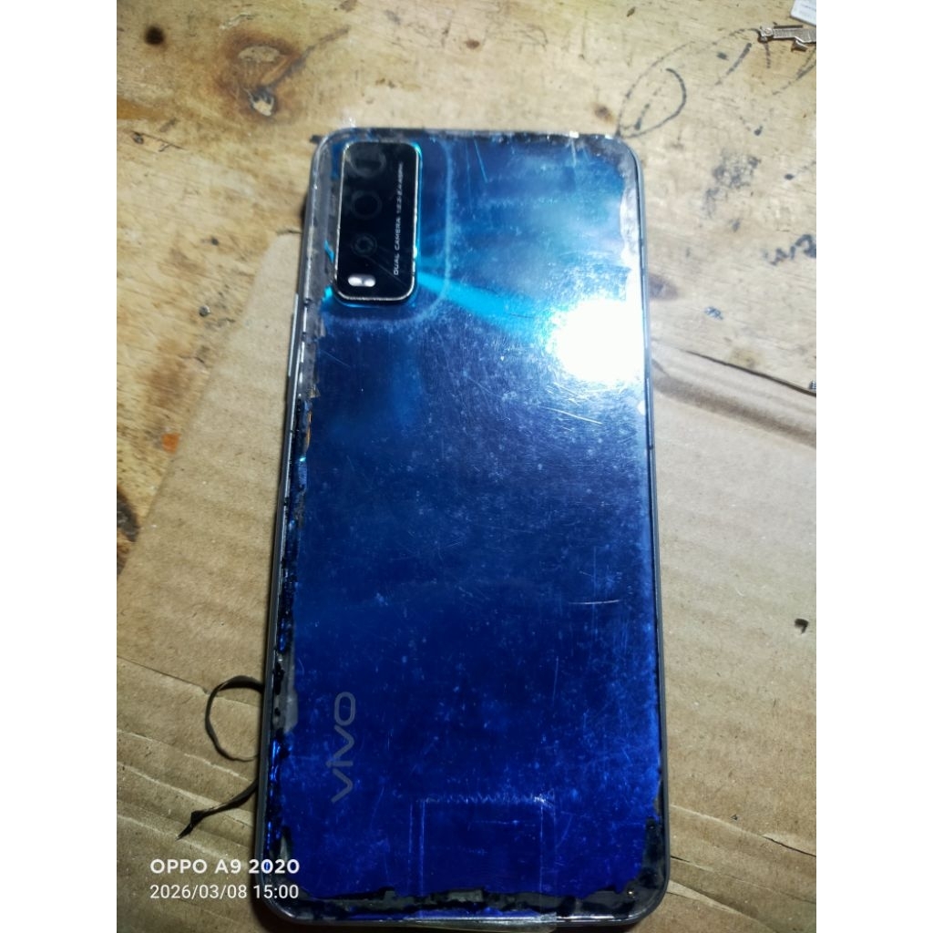 PRIM TATAKAN LCD DAN BEZZEL VIVO Y12s ORIGINAL CABUTAN