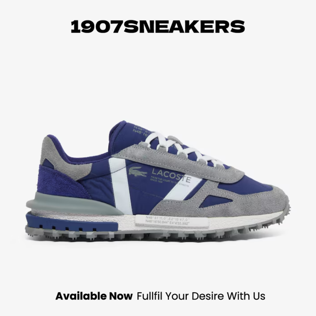 Sepatu Sneakers Pria Lacoste Elite Active - Blue LAC51SMA0171