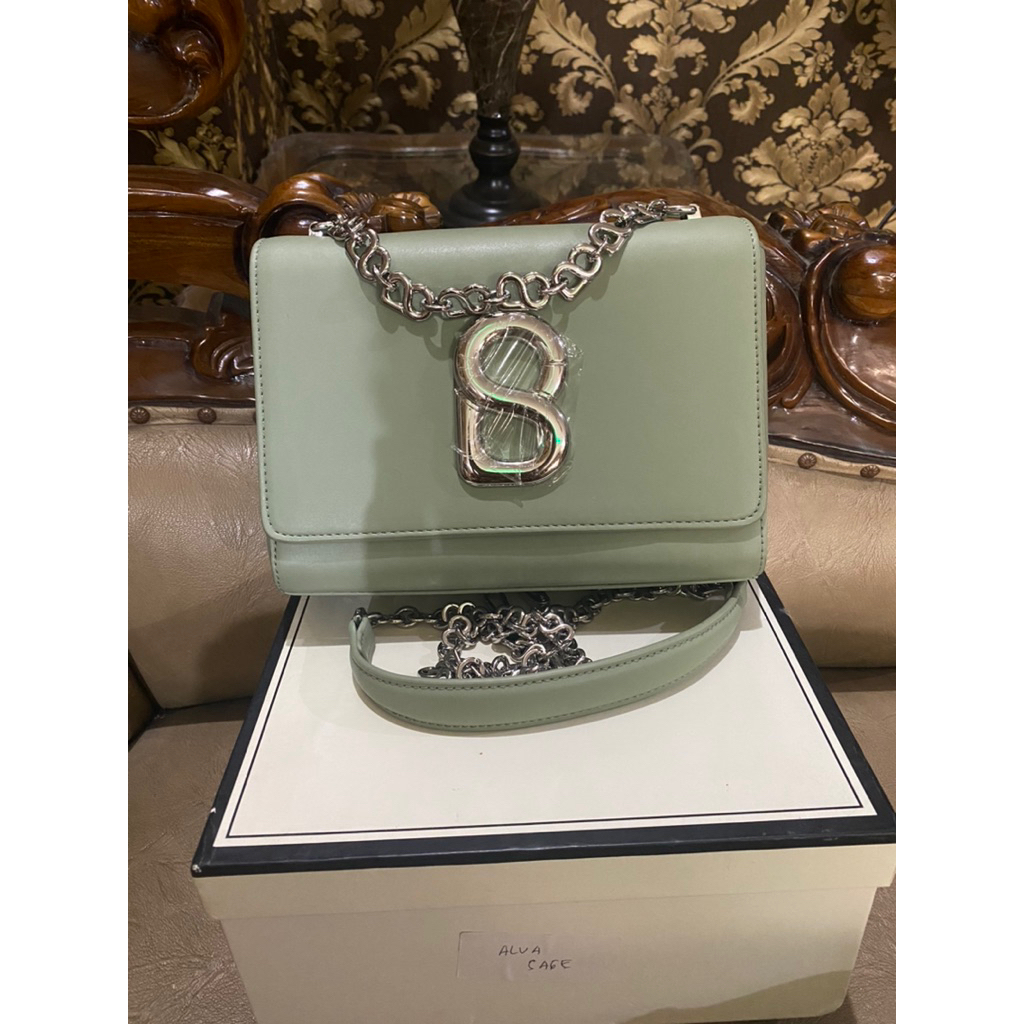 Preloved Buttonscarves Alva Bag Sage