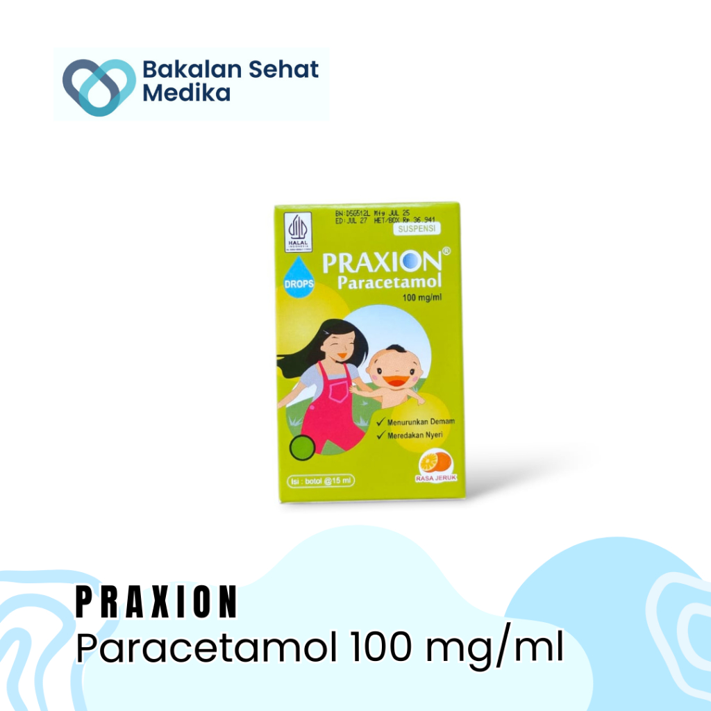 BSM PRAXION DROP PARACETAMOL 15 ml Pereda Nyeri Penurun Demam Bayi