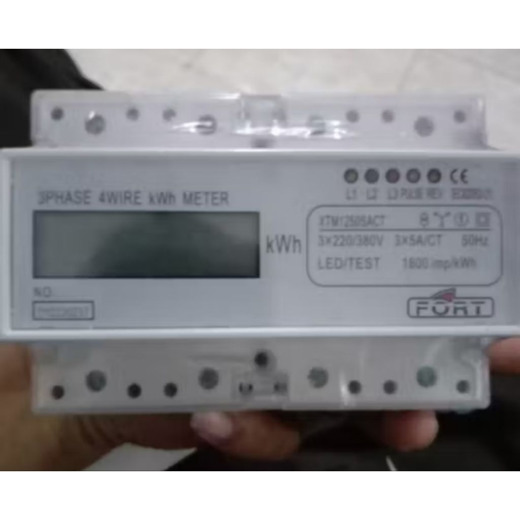 KWH meter digital 3 Phase XTM1250SACT Menggunakan CT dan Direct