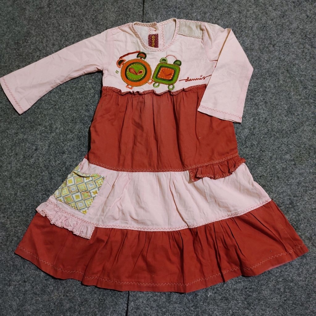 {PRELOVE} GAMIS ANAK MERK DANNIS USIA 2-3 TH